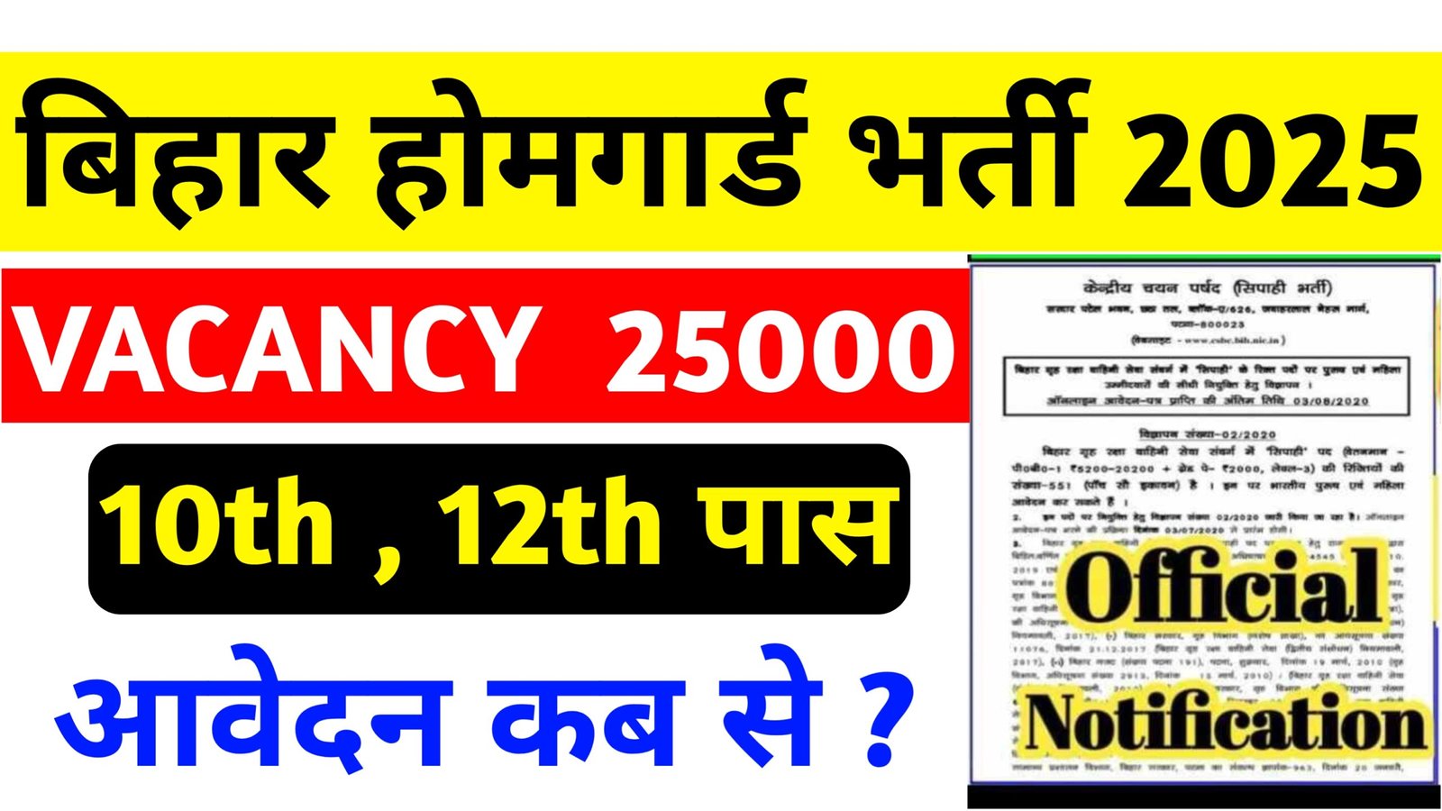 Bihar Home Guard Vacancy 2026